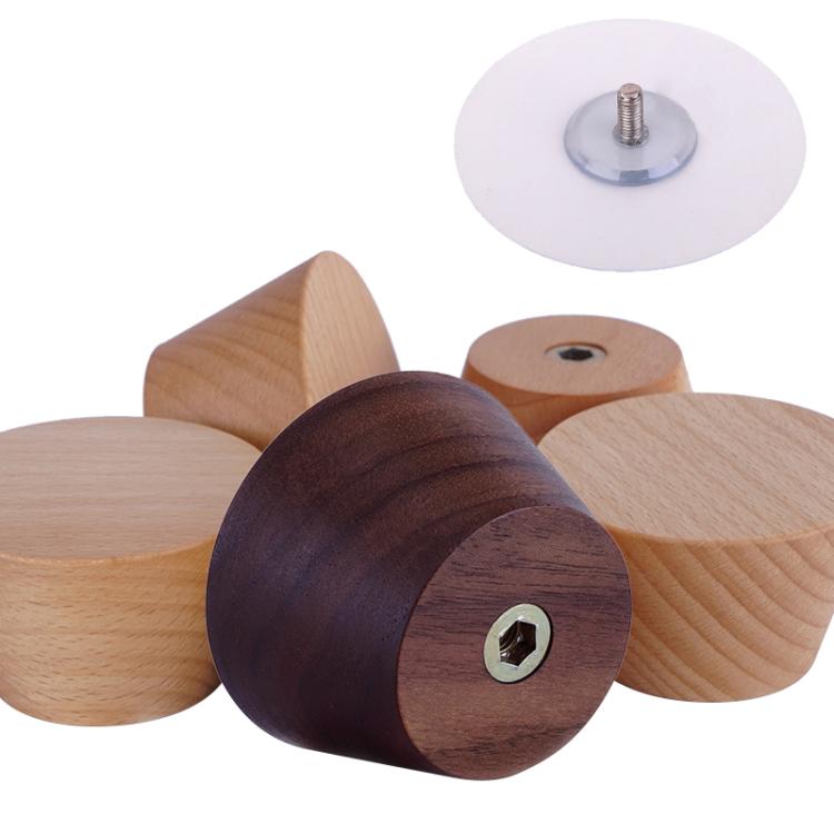 5-in-1 Massivholz-Garderobenhaken, nagelfreier, stark haftender Haken, nagelfreier, stark haftender Haken