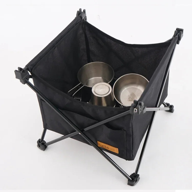 CLS Outdoor Klapptisch für Picknicktisch, Aufbewahrungs-Hängetasche, tragbare unsichtbare Tasche, Aufbewahrungs-Hängetasche, Stil:, kleine Tasche, große Tasche, Tisch klein + kleine Tasche, Tisch mittel + große Tasche