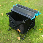 CLS Outdoor Klapptisch für Picknicktisch, Aufbewahrungs-Hängetasche, tragbare unsichtbare Tasche, Aufbewahrungs-Hängetasche, Stil:, kleine Tasche, große Tasche, Tisch klein + kleine Tasche, Tisch mittel + große Tasche