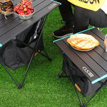 CLS Outdoor Klapptisch für Picknicktisch, Aufbewahrungs-Hängetasche, tragbare unsichtbare Tasche, Aufbewahrungs-Hängetasche, Stil:, kleine Tasche, große Tasche, Tisch klein + kleine Tasche, Tisch mittel + große Tasche