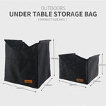 CLS Outdoor Klapptisch für Picknicktisch, Aufbewahrungs-Hängetasche, tragbare unsichtbare Tasche, Aufbewahrungs-Hängetasche, Stil:, kleine Tasche, große Tasche, Tisch klein + kleine Tasche, Tisch mittel + große Tasche