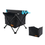 CLS Outdoor Klapptisch für Picknicktisch, Aufbewahrungs-Hängetasche, tragbare unsichtbare Tasche, Aufbewahrungs-Hängetasche, Stil:, kleine Tasche, große Tasche, Tisch klein + kleine Tasche, Tisch mittel + große Tasche