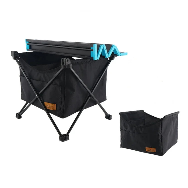 CLS Outdoor Klapptisch für Picknicktisch, Aufbewahrungs-Hängetasche, tragbare unsichtbare Tasche, Aufbewahrungs-Hängetasche, Stil:, kleine Tasche, große Tasche, Tisch klein + kleine Tasche, Tisch mittel + große Tasche