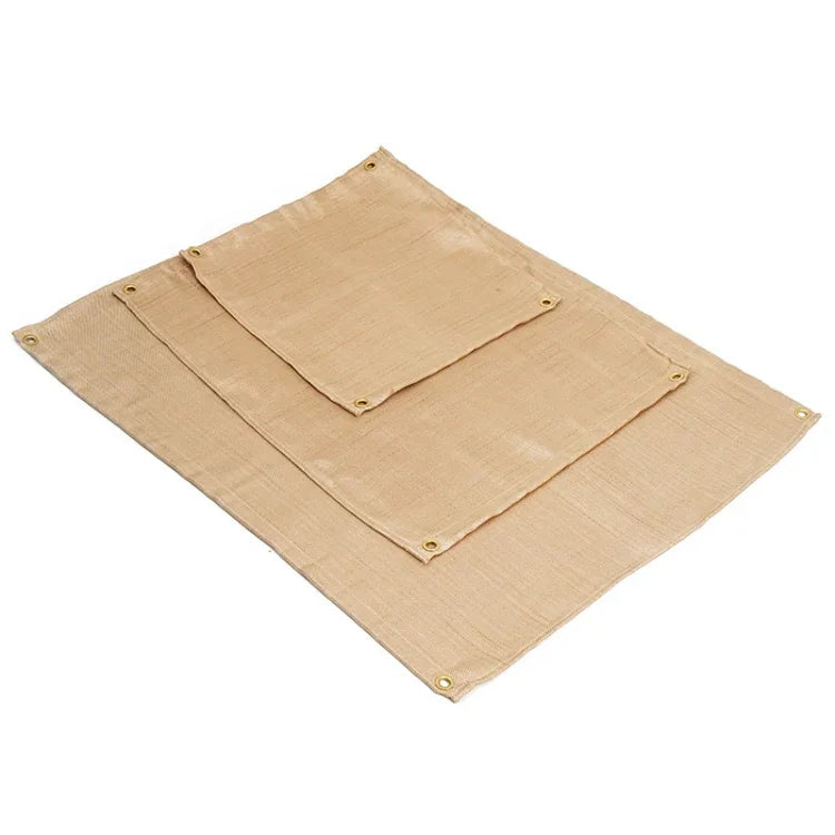 CLS Picknick Grill Wärmeisolationsunterlage Glasfaser Flammschutzgewebe Klein (46x44 cm), Klein (46x44 cm), Mittel (80x60 cm), Groß (100x80 cm)
