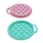 5-in-1 Lebensmittelqualität Silikon-Waffelform Küchen-Kuchenset Backzubehör, Rot, Grün, Beige, Rosa