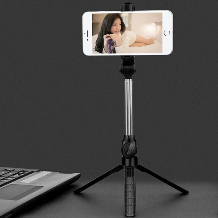 Bluetooth Stativ Selfie-Stick Live Handyhalter, Schwarz, Weiß, Pink