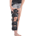 Längenverstellbare Kniebandage für Erwachsene mit 12 Löchern, Ausführung: Klettverschluss (ohne Riemen), Klettverschluss (mit Riemen), Schnalle für einfaches Anlegen (ohne Riemen), Schnalle für einfaches Anlegen (mit Riemen)