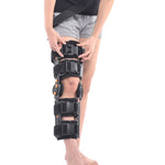 Längenverstellbare Kniebandage für Erwachsene mit 12 Löchern, Ausführung: Klettverschluss (ohne Riemen), Klettverschluss (mit Riemen), Schnalle für einfaches Anlegen (ohne Riemen), Schnalle für einfaches Anlegen (mit Riemen)