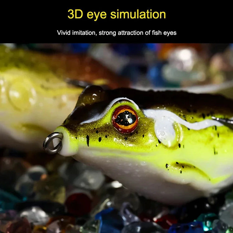 Bionischer Donnerfrosch-Köder, Simulation Angelköder, 5,5 cm/12 g