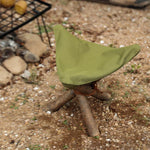 Outdoor-Camping Wasserdichtes Canvas Tragbares Dreieckshocker-Tuch