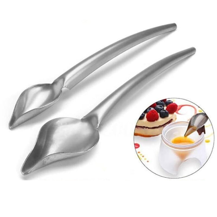 2-in-1 DIY Schokoladenlöffel mit Dekorations-Sieb, 2-in-1