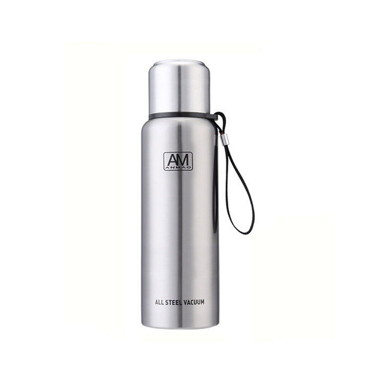 Isolierbecher aus 304er Edelstahl, großer Fassungsvermögen, Sport-Wasserbecher, Outdoor-Reisetopf, 500 ml, 750 ml, 1000 ml, 1500 ml