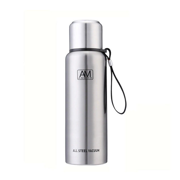 Isolierbecher aus 304er Edelstahl, großer Fassungsvermögen, Sport-Wasserbecher, Outdoor-Reisetopf, 500 ml, 750 ml, 1000 ml, 1500 ml