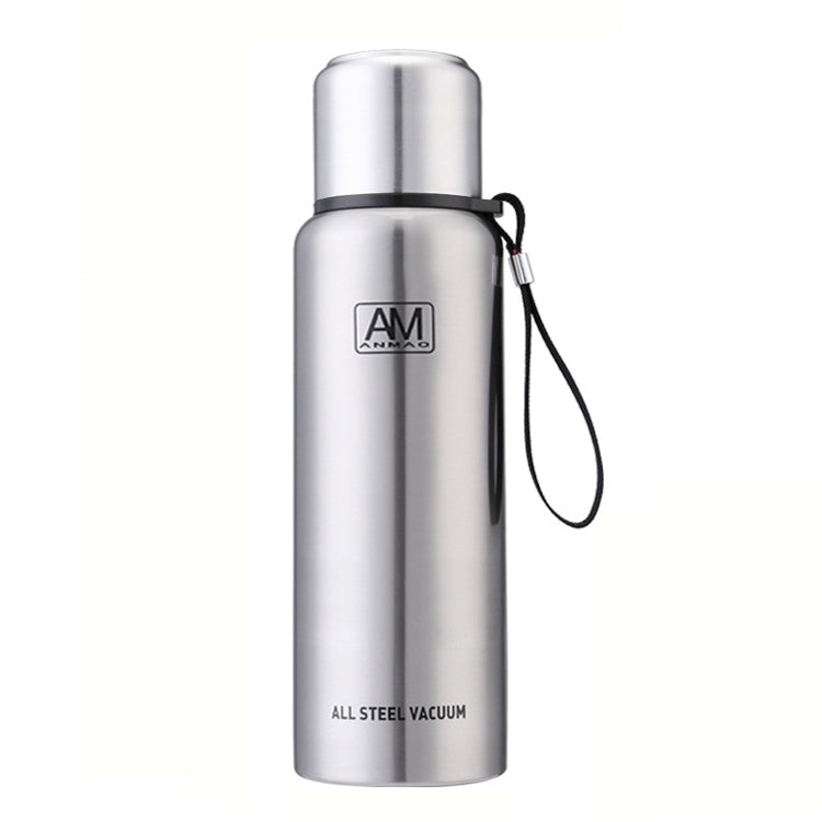 Isolierbecher aus 304er Edelstahl, großer Fassungsvermögen, Sport-Wasserbecher, Outdoor-Reisetopf, 500 ml, 750 ml, 1000 ml, 1500 ml