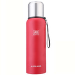 Isolierbecher aus 304er Edelstahl, großer Fassungsvermögen, Sport-Wasserbecher, Outdoor-Reisetopf, 500 ml, 750 ml, 1000 ml, 1500 ml
