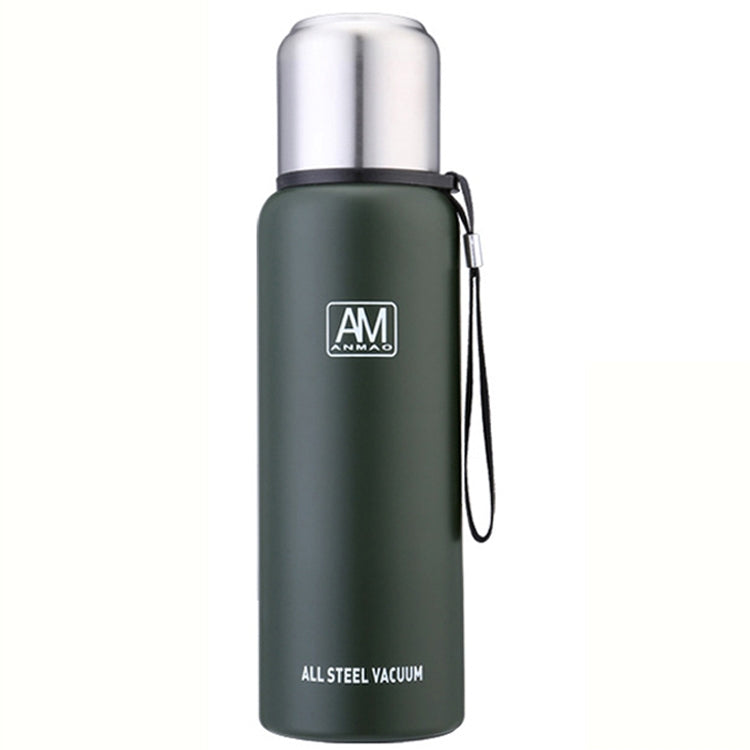 Isolierbecher aus 304er Edelstahl, großer Fassungsvermögen, Sport-Wasserbecher, Outdoor-Reisetopf, 500 ml, 750 ml, 1000 ml, 1500 ml