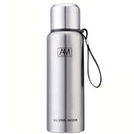 Isolierbecher aus 304er Edelstahl, großer Fassungsvermögen, Sport-Wasserbecher, Outdoor-Reisetopf, 500 ml, 750 ml, 1000 ml, 1500 ml