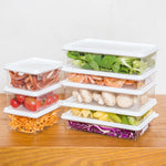 Kühlschrank Frischhaltedose, Küche Stapelbar, Gefriergeeignet, für Obst, Versiegelte Box, Klein, Mittel, Groß