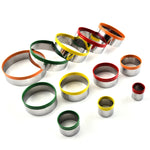 12-in-1 Edelstahl-Keksausstecher-Set, Fondant-Keksausstecher, runde Kuchenbackform, Farbausführung (12-teilig)