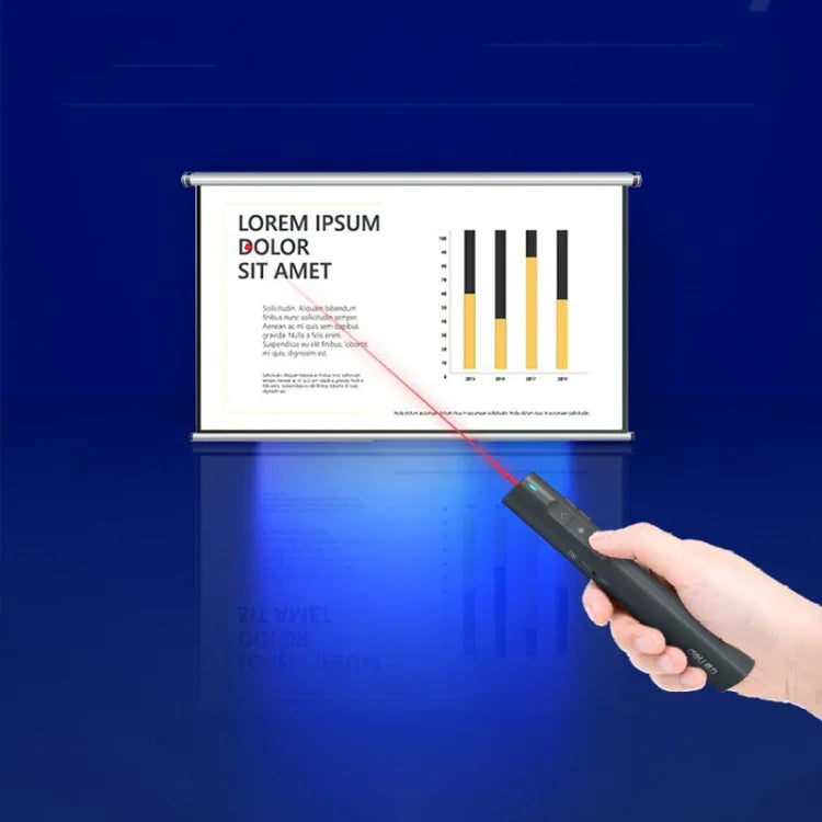 Deli 2.4G Flip Pen Business Präsentationsfernbedienung, 2801 Schwarz (rotes Licht), 2801 Weiß (rotes Licht), 2801G Schwarz (grünes Licht), 2801G Weiß (grünes Licht), TM2801 Schwarz (rotes Licht), TM2801 Weiß (rotes Licht)