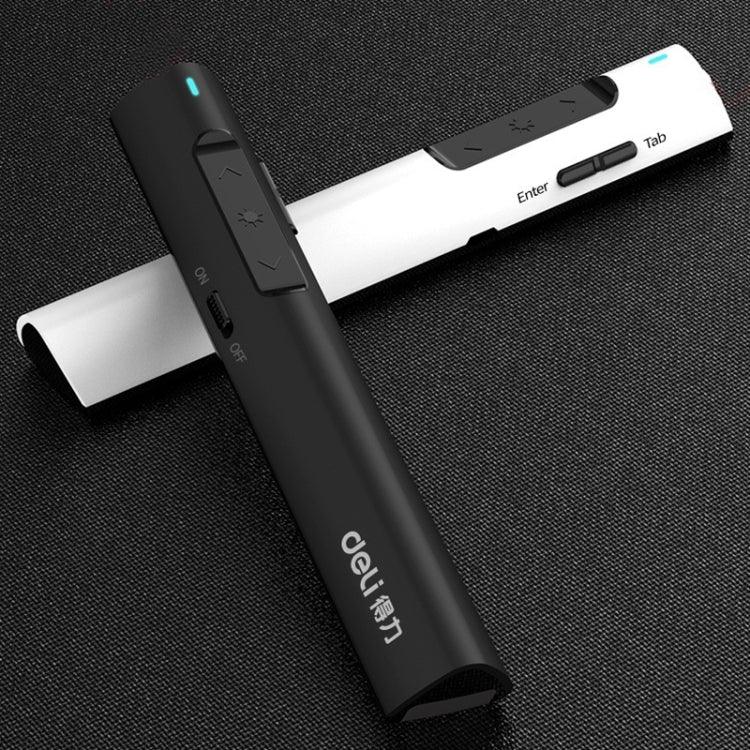 Deli 2.4G Flip Pen Business Präsentationsfernbedienung, 2801 Schwarz (rotes Licht), 2801 Weiß (rotes Licht), 2801G Schwarz (grünes Licht), 2801G Weiß (grünes Licht), TM2801 Schwarz (rotes Licht), TM2801 Weiß (rotes Licht)