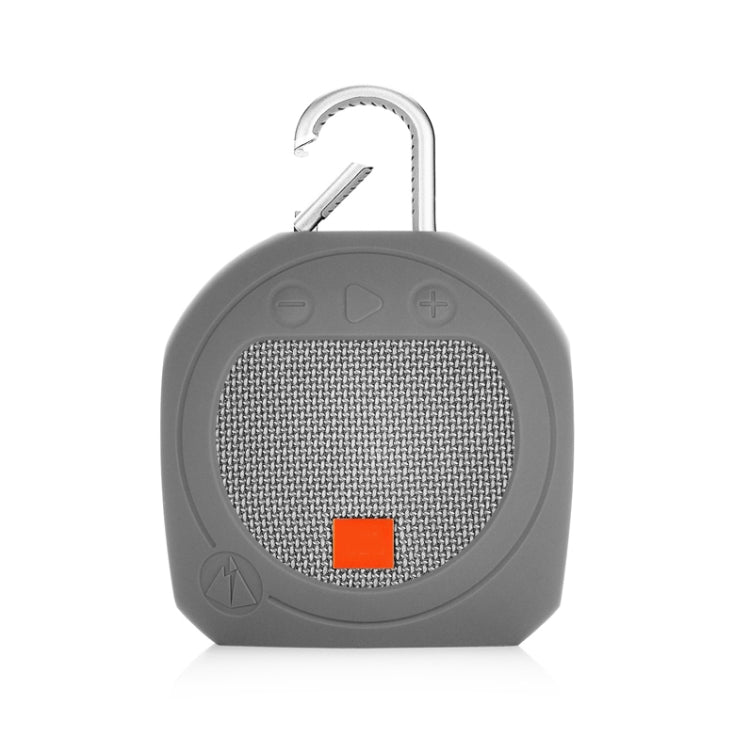 Silikon-Bluetooth-Lautsprecher-Schutzhülle, sturzsichere Aufbewahrungshülle für JBL Clip 3, Pink, Schwarz, Mittelgrau, Dunkelgrau-Blau, Türkis