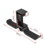 Universelle Metall Kopfhörer Doppelhalter Kopfhörerhalter Desktop Schlossclip Kopfhörer Display Regal, Schwarz, Silber