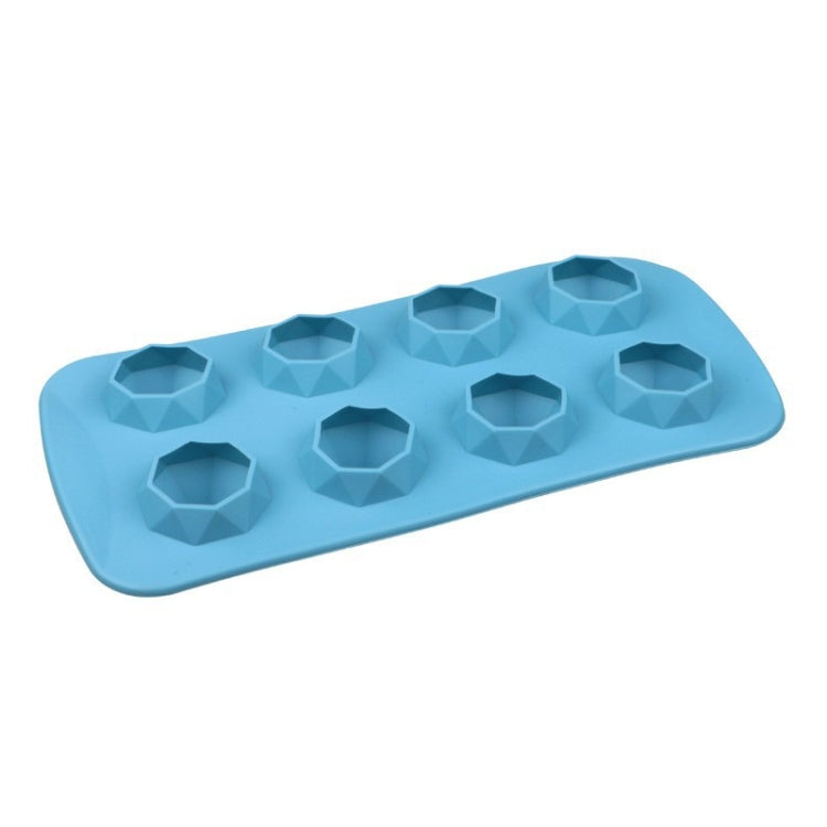 2 STÜCK Kreative Silikon-Eiswürfelform, 8 durchgehende Formen, selbstgemachte DIY-Eiswürfelbox, Stil: Ziegel (Blau), Ziegel (Bonbonfarbe), Ziegel (Gelee), Herzförmig (Bonboneffekt), Herzförmig (Gelee-Effekt), Fünfstern (Bonboneffekt)