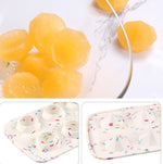 2 STÜCK Kreative Silikon-Eiswürfelform, 8 durchgehende Formen, selbstgemachte DIY-Eiswürfelbox, Stil: Ziegel (Blau), Ziegel (Bonbonfarbe), Ziegel (Gelee), Herzförmig (Bonboneffekt), Herzförmig (Gelee-Effekt), Fünfstern (Bonboneffekt)
