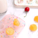 2 STÜCK Kreative Silikon-Eiswürfelform, 8 durchgehende Formen, selbstgemachte DIY-Eiswürfelbox, Stil: Ziegel (Blau), Ziegel (Bonbonfarbe), Ziegel (Gelee), Herzförmig (Bonboneffekt), Herzförmig (Gelee-Effekt), Fünfstern (Bonboneffekt)