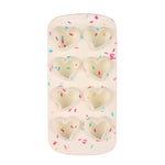 2 STÜCK Kreative Silikon-Eiswürfelform, 8 durchgehende Formen, selbstgemachte DIY-Eiswürfelbox, Stil: Ziegel (Blau), Ziegel (Bonbonfarbe), Ziegel (Gelee), Herzförmig (Bonboneffekt), Herzförmig (Gelee-Effekt), Fünfstern (Bonboneffekt)