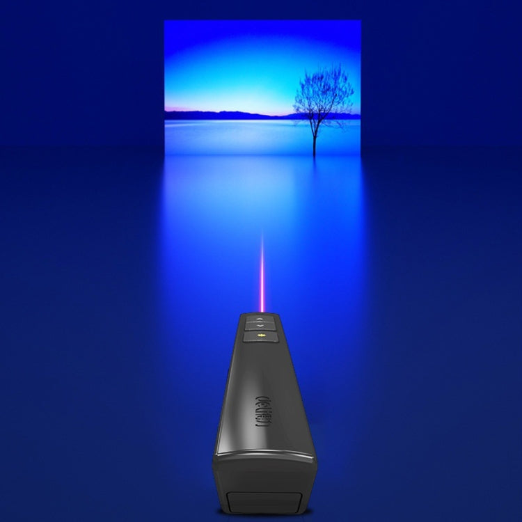 Deli 2.4GHz Laser-Präsentationsfernbedienung wiederaufladbar, 2802PL (Weiß), 2802PL (Schwarz), 2802L (Weiß), 2802L (Schwarz)