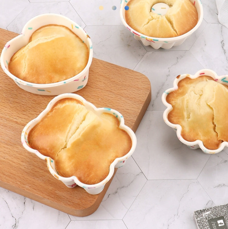 Kreative DIY Silikon-Kuchenform Muffin-Backform, Stil: Bär (Macron Rosa), Blumenförmig (Macron Grün), Blumenförmig (Macron Rosa), Blumenförmig (Bonbonfarben), Hohl (Macron Cyan), Hohl (Macron Rosa), Hohl (Bonbonfarben)