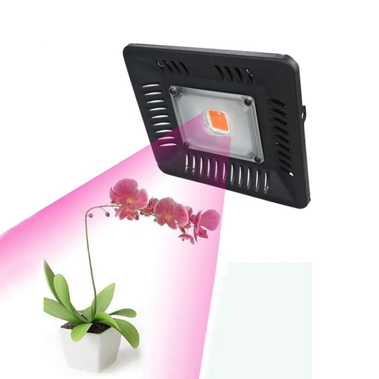 Ultradünne LED-Pflanzenleuchte, Vollspektrum-COB-Wachstumslicht, Gemüse-, Obst- & Blumen-Gewächshaus-Fülllicht ohne Stecker, 50W, 100W, 150W