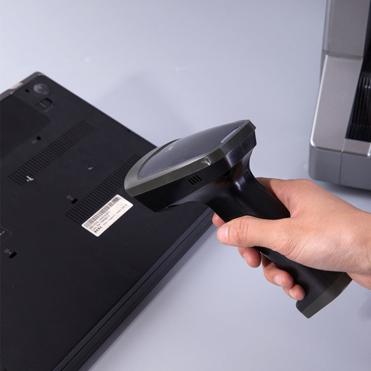 Deli Kabelgebundener und kabelloser Scanner Drogerie Supermarkt Catering Logistik Kassen-Scanner, 14882W (Schwarz), 14882W (Weiß)