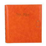 6 Zoll 500 Blatt Interstitial PP Album PU-Leder Retro Bronzierte Umschlag Fotoalbum, Rot, Gelb, Blau, Schwarz, Beige, Orange, Dunkelrot