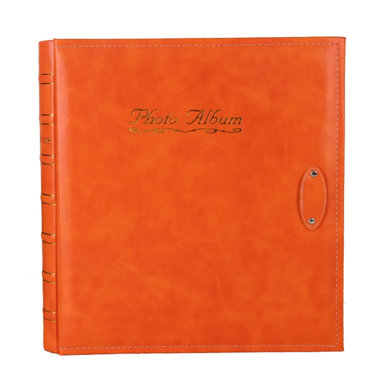 6 Zoll 500 Blatt Interstitial PP Album PU-Leder Retro Bronzierte Umschlag Fotoalbum, Rot, Gelb, Blau, Schwarz, Beige, Orange, Dunkelrot