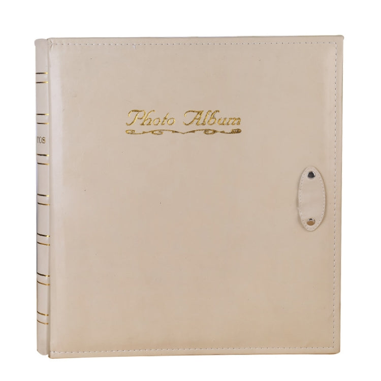 6 Zoll 500 Blatt Interstitial PP Album PU-Leder Retro Bronzierte Umschlag Fotoalbum, Rot, Gelb, Blau, Schwarz, Beige, Orange, Dunkelrot