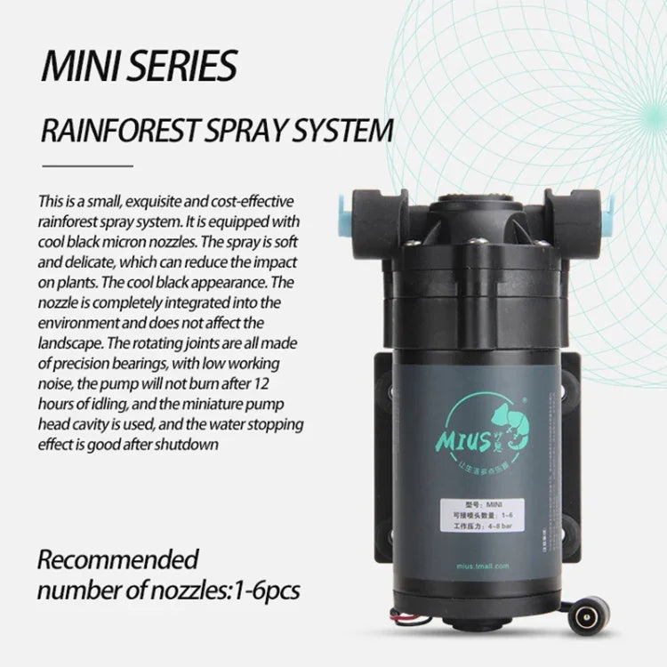 MIUS Simulierte Regenwald-Ökologie-Mini-Sprühatomisations-Befeuchtungspumpe, CN-Stecker, Befeuchtungspumpe