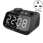 M9 Kabelloser Bluetooth-Lautsprecher Multifunktionaler Desktop-Wecker Unterstützt TF-Karte & U-Disk & AUX, US-Stecker, EU-Stecker, UK-Stecker