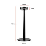 BC965 Studenten Augenschutz USB Wasserdichte LED Tischlampe Nachttisch Bar Tischlampe, Schwarz, Weiß, Weiß Lagerung, Gelb Marmor Muster, Tinten Marmor Muster