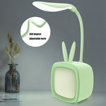 2 PCS Cute Pet USB Table Lamp Energy-Saving Eye Protection LED Bedroom Dormitory Night Light, Random Color Delivery, Rabbit, Cute Bear, Fawn, Archie