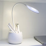 Deli 4326 Drei-Stufen Einstellbare Ring USB-Lade Tischlampe mit Stifthalter