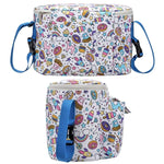 Multifunktionale Baby Kinderwagen Hängetasche Baby Zubehör Aufbewahrungstasche, Kleines Weißes Pferd, Blumenpilz, Schaukelbär, Gelbes Alpaka, Schwarzer Schwan