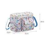 Multifunktionale Baby Kinderwagen Hängetasche Baby Zubehör Aufbewahrungstasche, Kleines Weißes Pferd, Blumenpilz, Schaukelbär, Gelbes Alpaka, Schwarzer Schwan