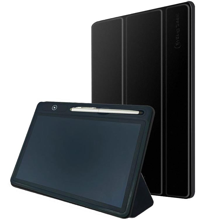 10,1 Zoll LCD Handschriftentafel Lichtenergie Elektronische Zeichentafel Handgemalte Tafel Smart Kleine Tafel Schreibtafel, Schwarz (Mit Lederetui), Rosérot (Mit Lederetui)