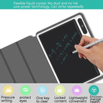 10,1 Zoll LCD Handschriftentafel Lichtenergie Elektronische Zeichentafel Handgemalte Tafel Smart Kleine Tafel Schreibtafel, Schwarz (Mit Lederetui), Rosérot (Mit Lederetui)