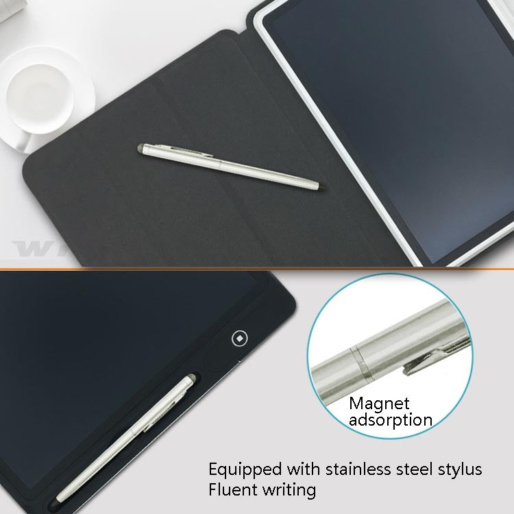 10,1 Zoll LCD Handschriftentafel Lichtenergie Elektronische Zeichentafel Handgemalte Tafel Smart Kleine Tafel Schreibtafel, Schwarz (Mit Lederetui), Rosérot (Mit Lederetui)