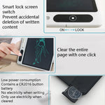 10,1 Zoll LCD Handschriftentafel Lichtenergie Elektronische Zeichentafel Handgemalte Tafel Smart Kleine Tafel Schreibtafel, Schwarz (Mit Lederetui), Rosérot (Mit Lederetui)