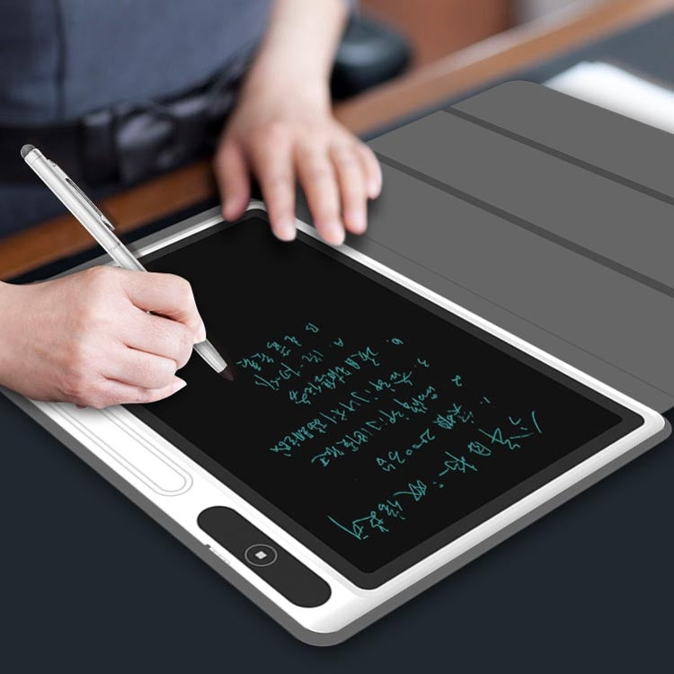 10,1 Zoll LCD Handschriftentafel Lichtenergie Elektronische Zeichentafel Handgemalte Tafel Smart Kleine Tafel Schreibtafel, Schwarz (Mit Lederetui), Rosérot (Mit Lederetui)